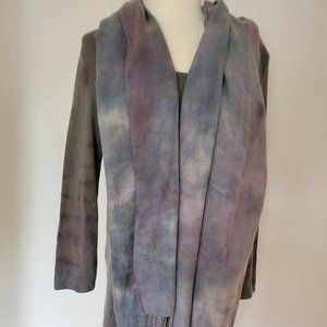 NEW Merino Wool cashmere Wrap‎ XL large Scarf Pink blue gray grey ivory green